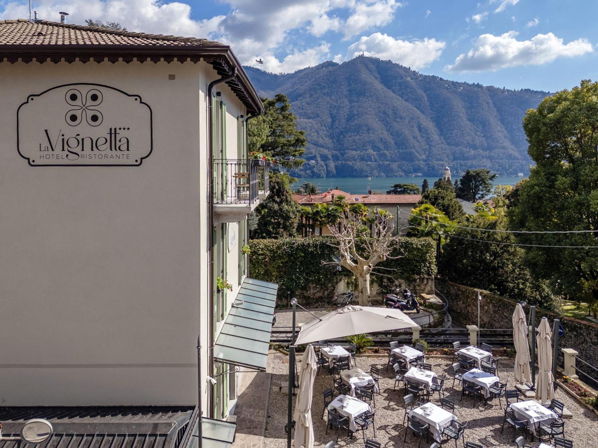 Hotel Ristorante La Vignetta Cernobbio Exterior foto